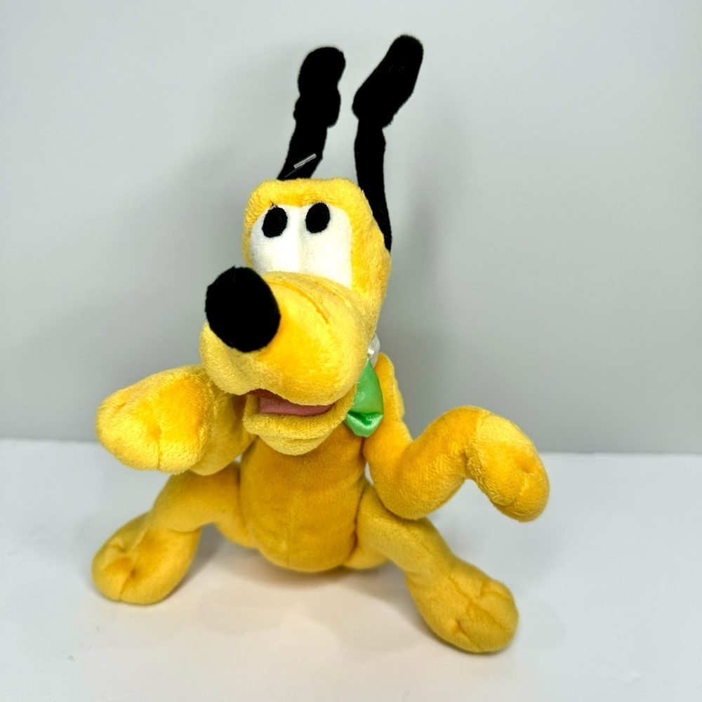 Disney Parks Walt Disney World Pluto Plush Dog with Pin on Paw